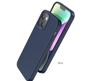 Hoco pure серия защитный чехол для iphone 14 pro max синий чехол
