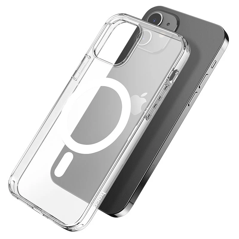 Hoco transparent tpu magnetic husă de protecție pentru iphone12 mini husa 2