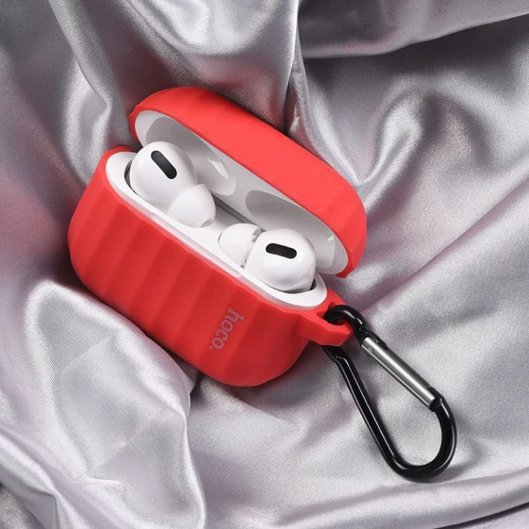 Hoco wb20 fenix защитный чехол для airpods pro красный чехол 2