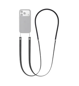 Lanyard crossbody adjustable neck hanging magnetic cloth rope черный чехол