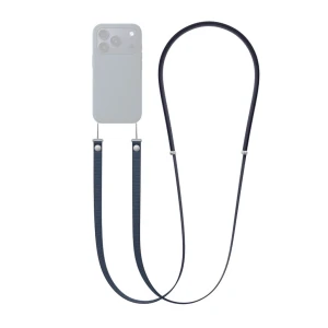 Lanyard crossbody adjustable neck hanging magnetic cloth rope темно-синий чехол