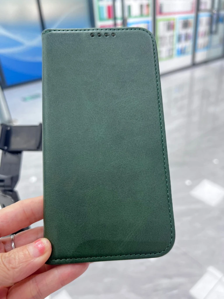Husă din piele oppo a80 negru husa 3