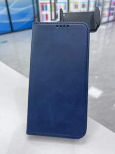 Кожаный чехол samsung galaxy s24 plus - коричневый чехол