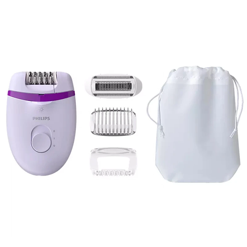 Эпилятор philips bre275/00, белый | фиолетовый 2