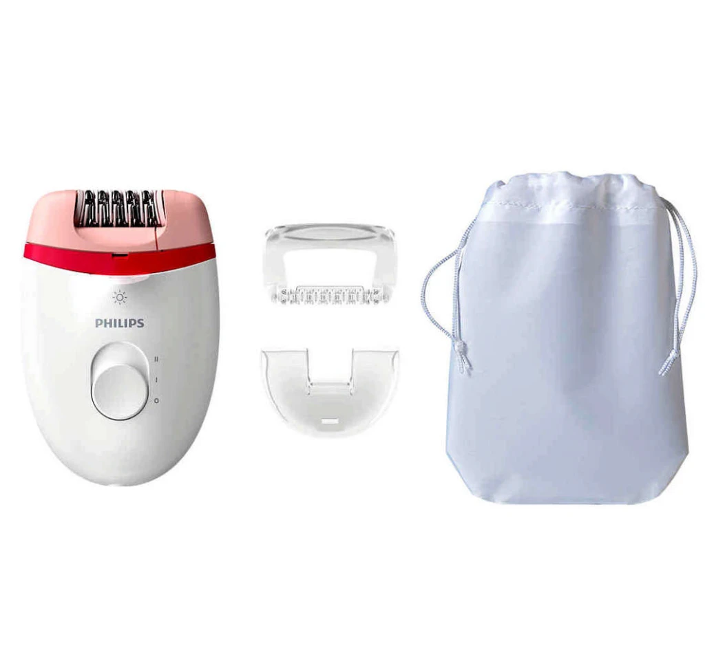 Epilator philips bre255/00, alb/roz 8