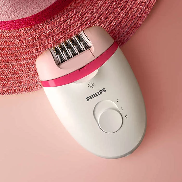 Epilator philips bre255/00, alb/roz 3