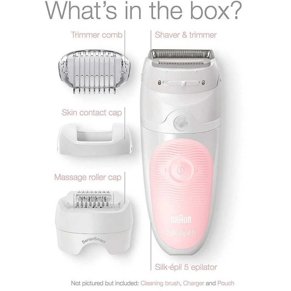 Epilator braun ses5620, alb/roz 9