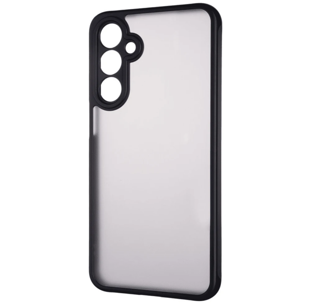 Husă de protecție seria matte shadow pentru samsung galaxy a72 negru husa 2