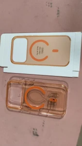 Pc чехол с ic iphone 17 оранжевый чехол