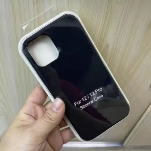 Силиконовый чехол с magsafe iphone 13 pro max - черный чехол