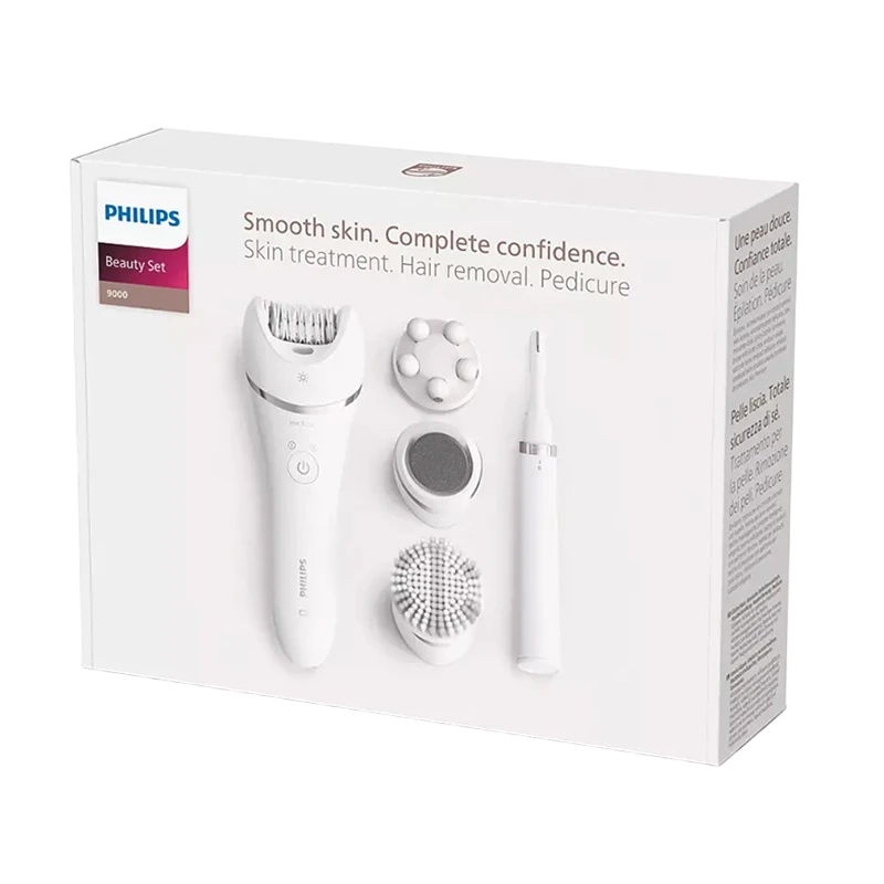 Epilator philips series 9000 bre740/90, alb 10