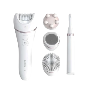 Эпилятор philips series 9000 bre740/90, белый