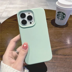Силиконовый чехол с микрофиброй iphone 11 - сиреневый чехол