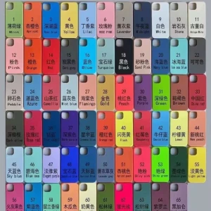 Husă din silicon cu microfibră iphone 15 pro max - roșu husa Thumbnail 2
