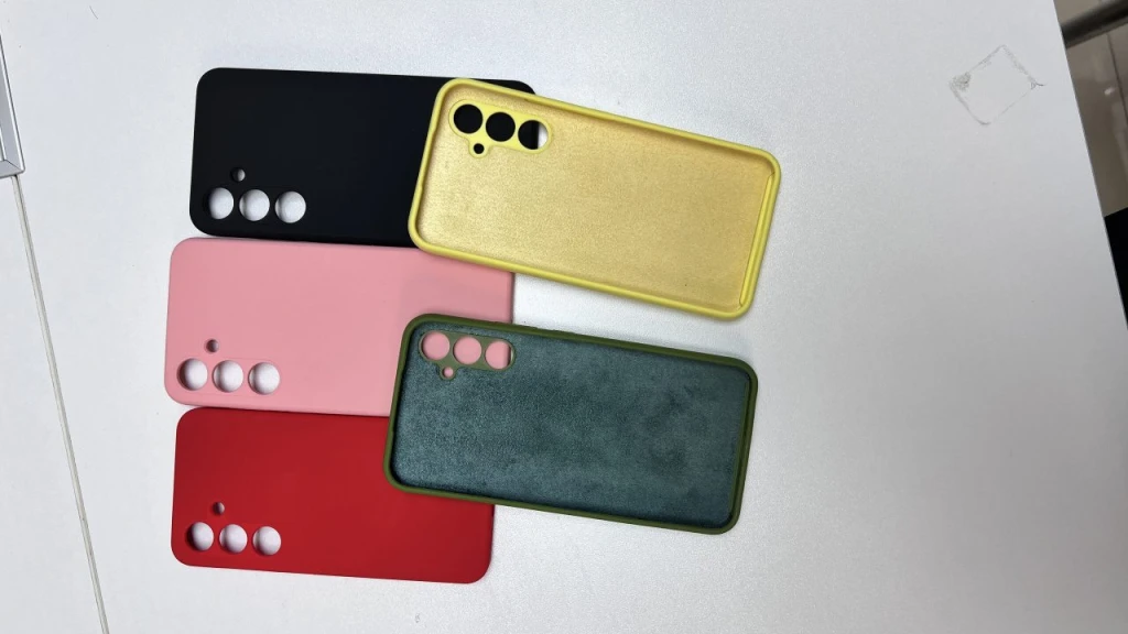 Husă din silicon cu microfibră oppo a79 verde deschis husa 4