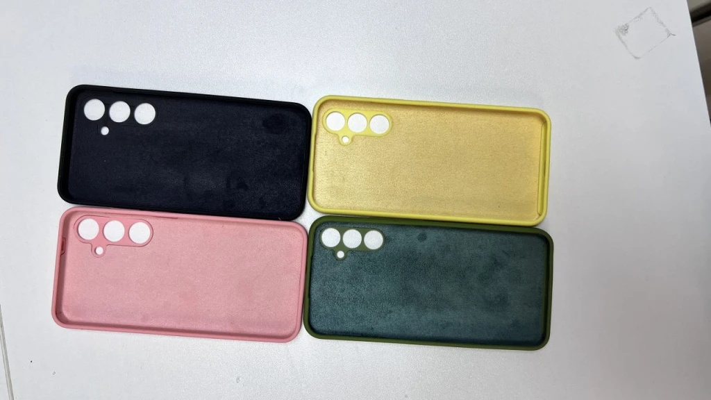 Husă din silicon cu microfibră oppo a79 verde deschis husa 3