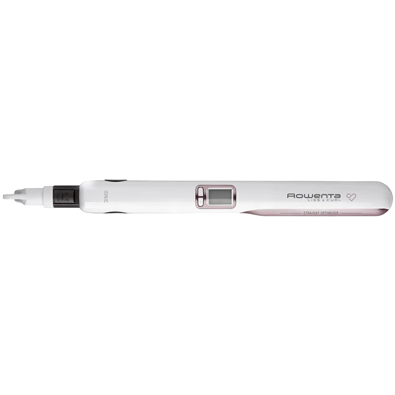 Placă de îndreptat părul rowenta premium care liss & curl sf7660f0, alb | roz 8
