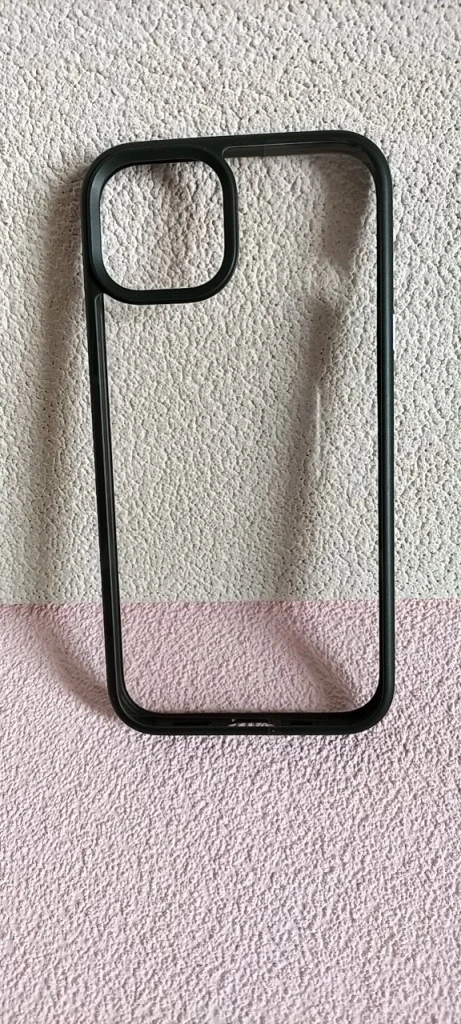 Прозрачный acrylic чехол iphone 13 черный чехол 4