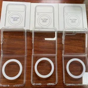 Прозрачный акриловый чехол magsafe samsung z-flip 5 5g - прозрачный чехол