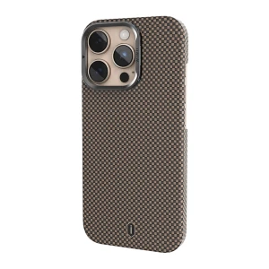 Wiwu aramid armor dcc-208 pentru iphone 17 pro 6.3 negru & auriu husa