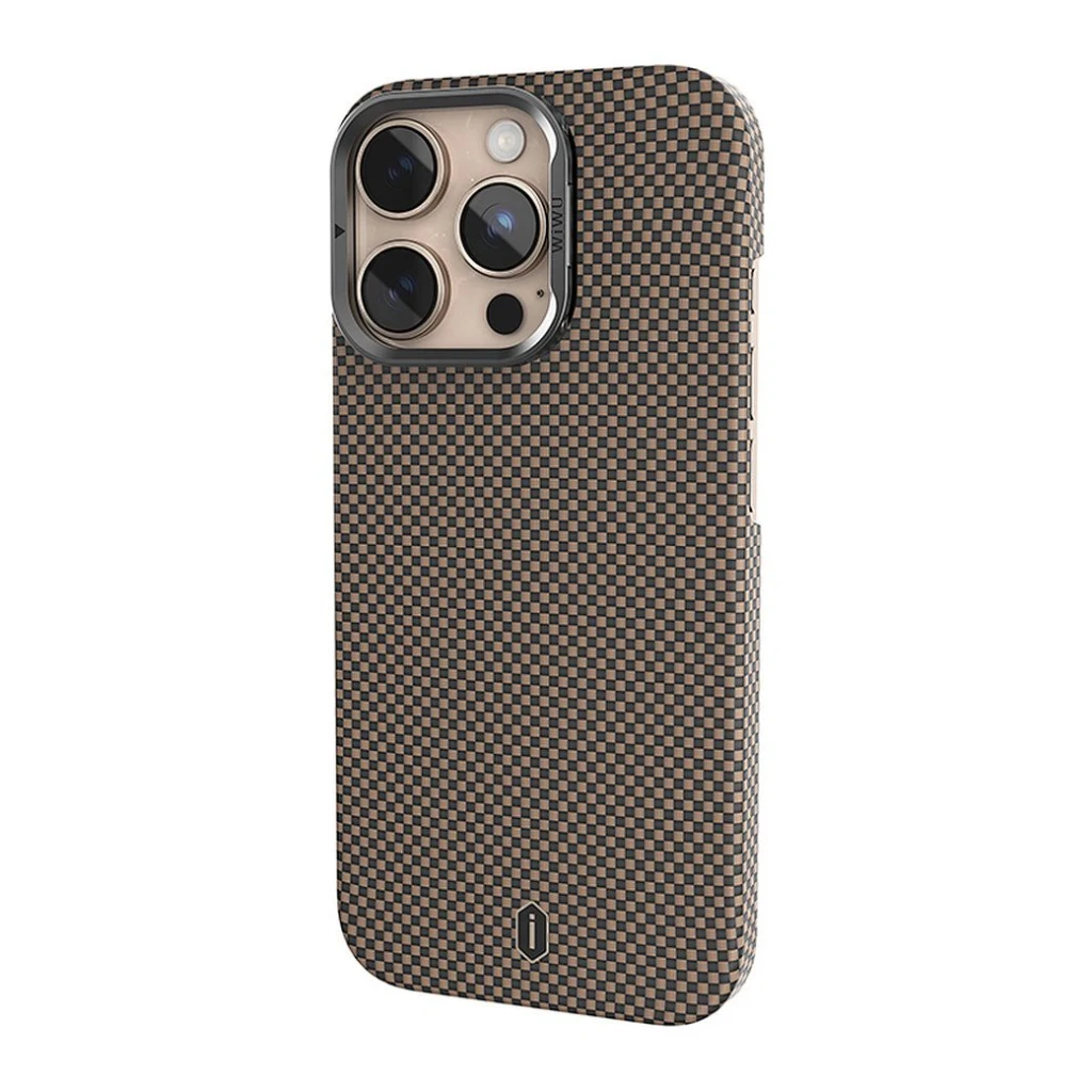 Wiwu aramid armor dcc-208 для iphone 17 pro max 6.9" черный & синий чехол 3