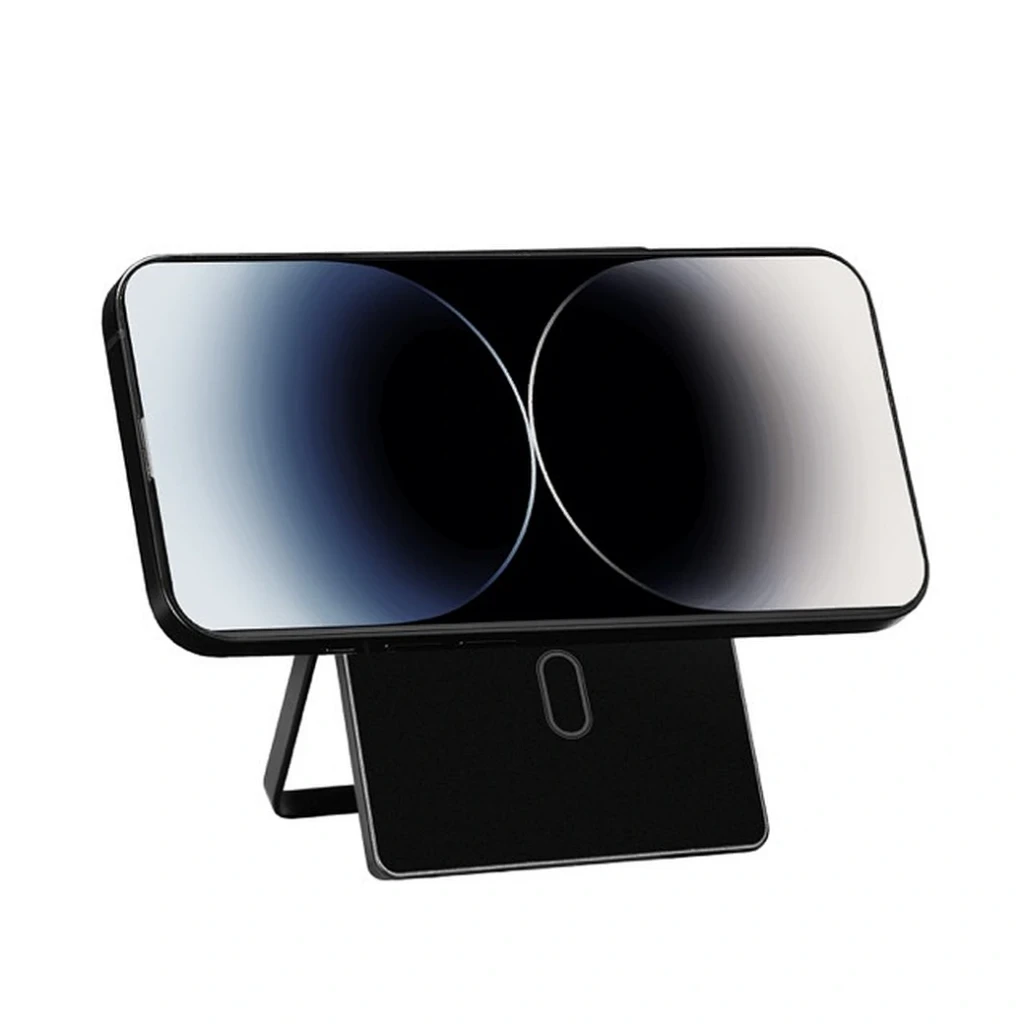 Wiwu warriors carbon magsafe metal stand card holder mw-007 negru husa 3