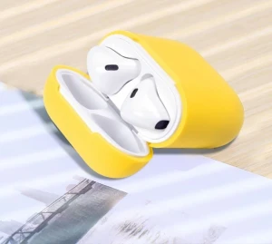 Xo - apple airpods silicon husă galben husa