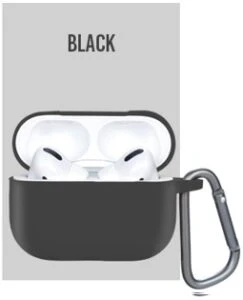 Xo apple airpods pro silicon husă (cu hanger) negru husa