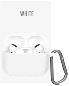 Xo apple airpods pro silicon husă (cu hanger) alb husa