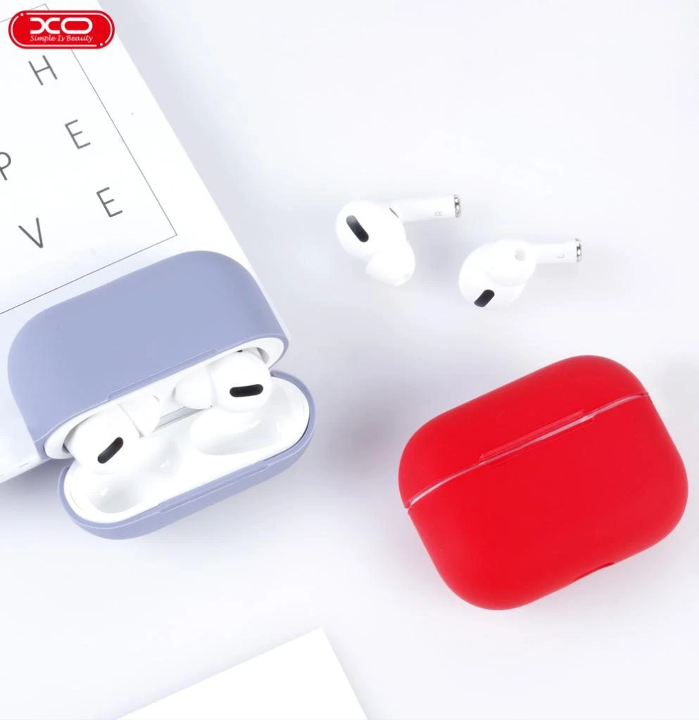 Xo apple airpods pro silicon husă (without hanger) roz husa 4