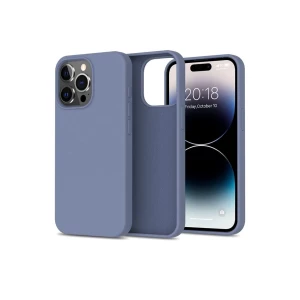 Xo k10b iphone 15 pro 6.1" conventional liquid silicone husă pentru telefon far peak albastru husa