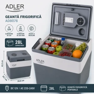 Geanta frigorifica adler 28l ad8078, 116652 Thumbnail 2