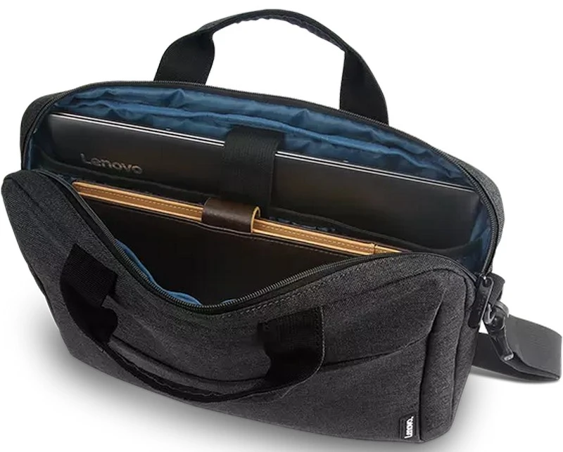 Сумка для ноутбука lenovo t210, 15.6", полиэстер, чёрный 11