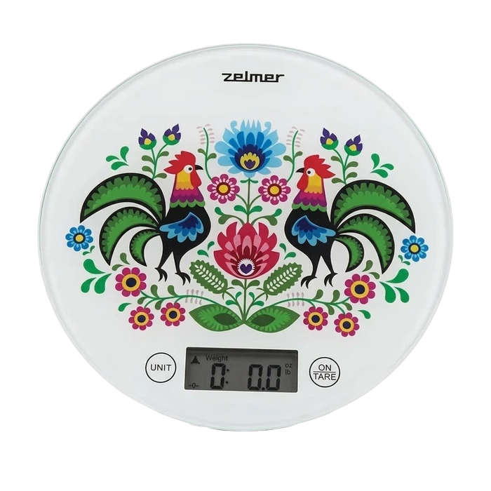 Cântar electronic de bucătărie zelmer zks1611, alb 6