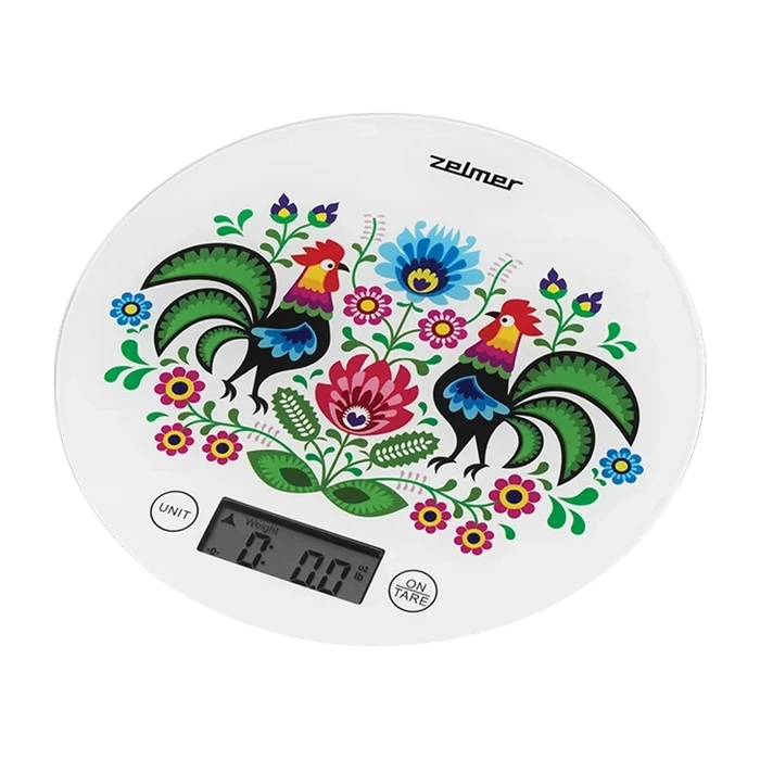 Cântar electronic de bucătărie zelmer zks1611, alb 6