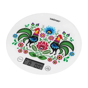 Cântar electronic de bucătărie zelmer zks1611, alb Thumbnail 6