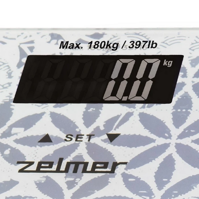 Электронные напольные весы zelmer zbs1012, белый 6