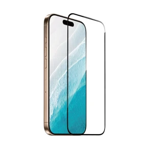 Wiwu zero curbată sticlă securizată pentru iphone 17 / iphone 16 pro (6.3) gt-026 transparentă sticlă de protecție