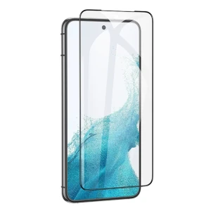 Hoco sticlă securizată hd flash attach pe tot ecranul cu serigrafie pentru samsung galaxy s24 (g1) neagră sticlă de protecție