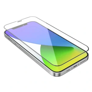 Hoco набор 3d противоударных закаленных стекол на весь экран с тонким краем для iphone 13 pro max(g8) черное защитное стекло