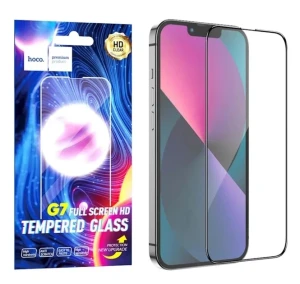 Hoco набор hd закаленных стекол на весь экран для iphone 13 pro max(g7) черное защитное стекло