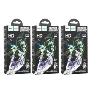 Hoco set de folii securizate hd pe tot ecranul pentru iphone 13 pro max(g6) transparentă sticlă de protecție Thumbnail 3