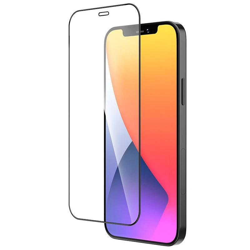 Hoco folie securizată hd rezistentă la spargere pe tot ecranul cu margine ultrafină pentru iphone 12 mini (a19) sticlă de protecție 2