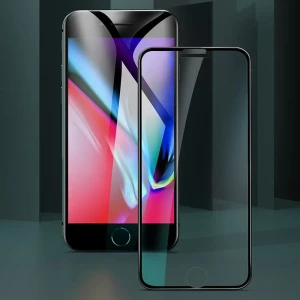 Hoco nano 3d закаленное стекло на весь экран с защитой краев для iphone 7 plus / iphone 8 plus (a12) черное защитное стекло