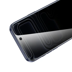 Hoco bear defense serie set de sticle securizate antistatice pe tot ecranul cu protecție de confidențialitate iphone 17 pro(g777 plus) neagră sticlă de protecție Thumbnail 2