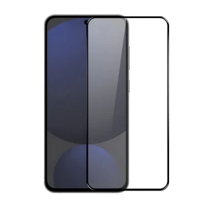 Защитное стекло biva tempered glass 5d для samsung s25, черное (1 шт)