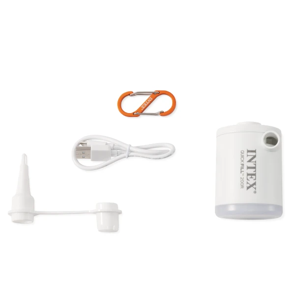 Intex pompă de aer electrică "quickfill usb200r", 2 duze 5