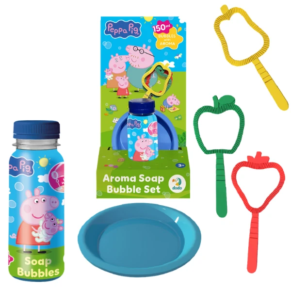 Set pentru baloane de săpun „purcelușa peppa”, 150 ml 2