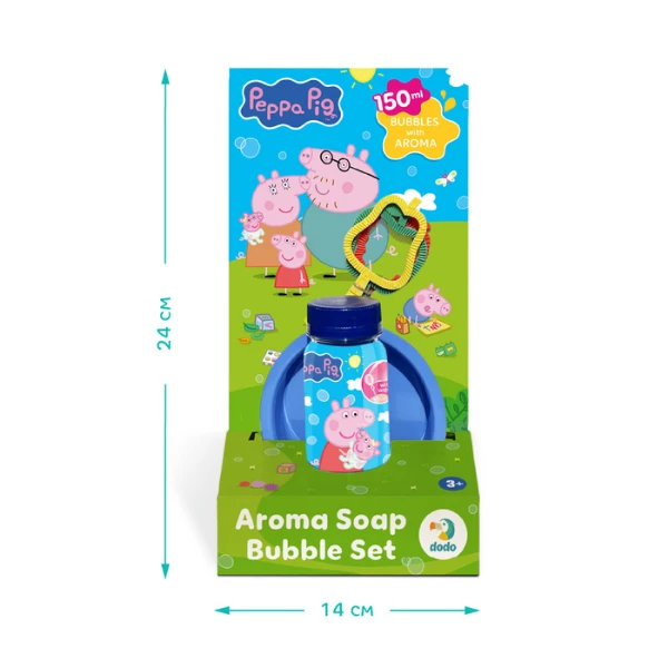 Set pentru baloane de săpun „purcelușa peppa”, 150 ml 5