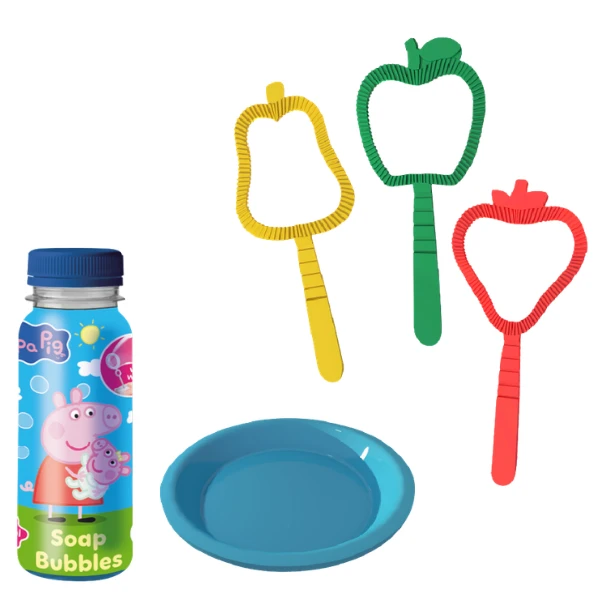 Set pentru baloane de săpun „purcelușa peppa”, 150 ml 2